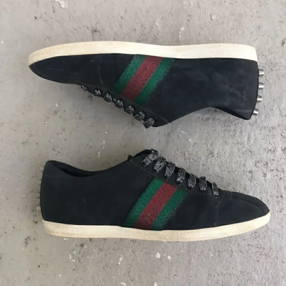 Gucci  Web  Glitter  Sneakers